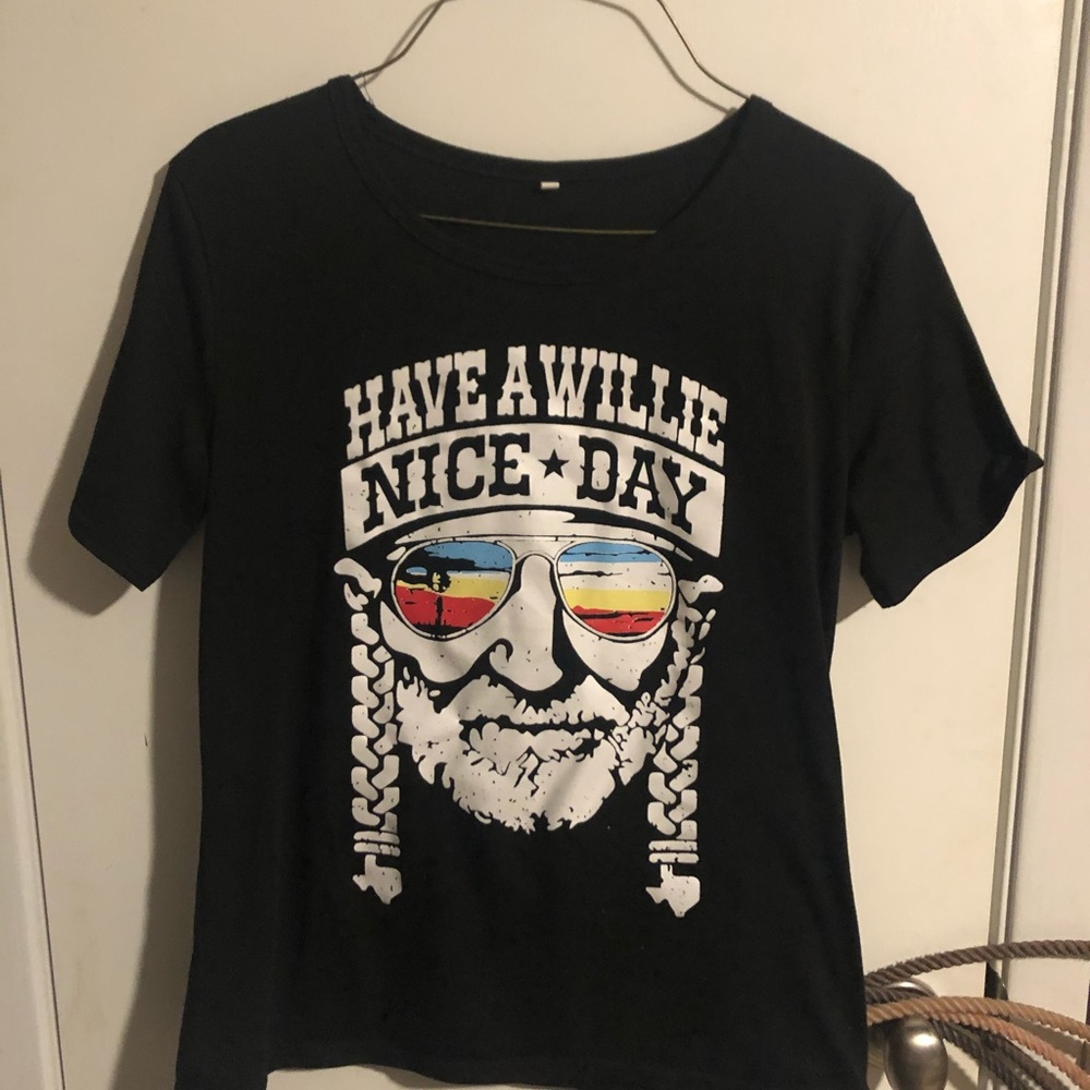 “Have A Willy Nice Day” Willy Nelson Tee